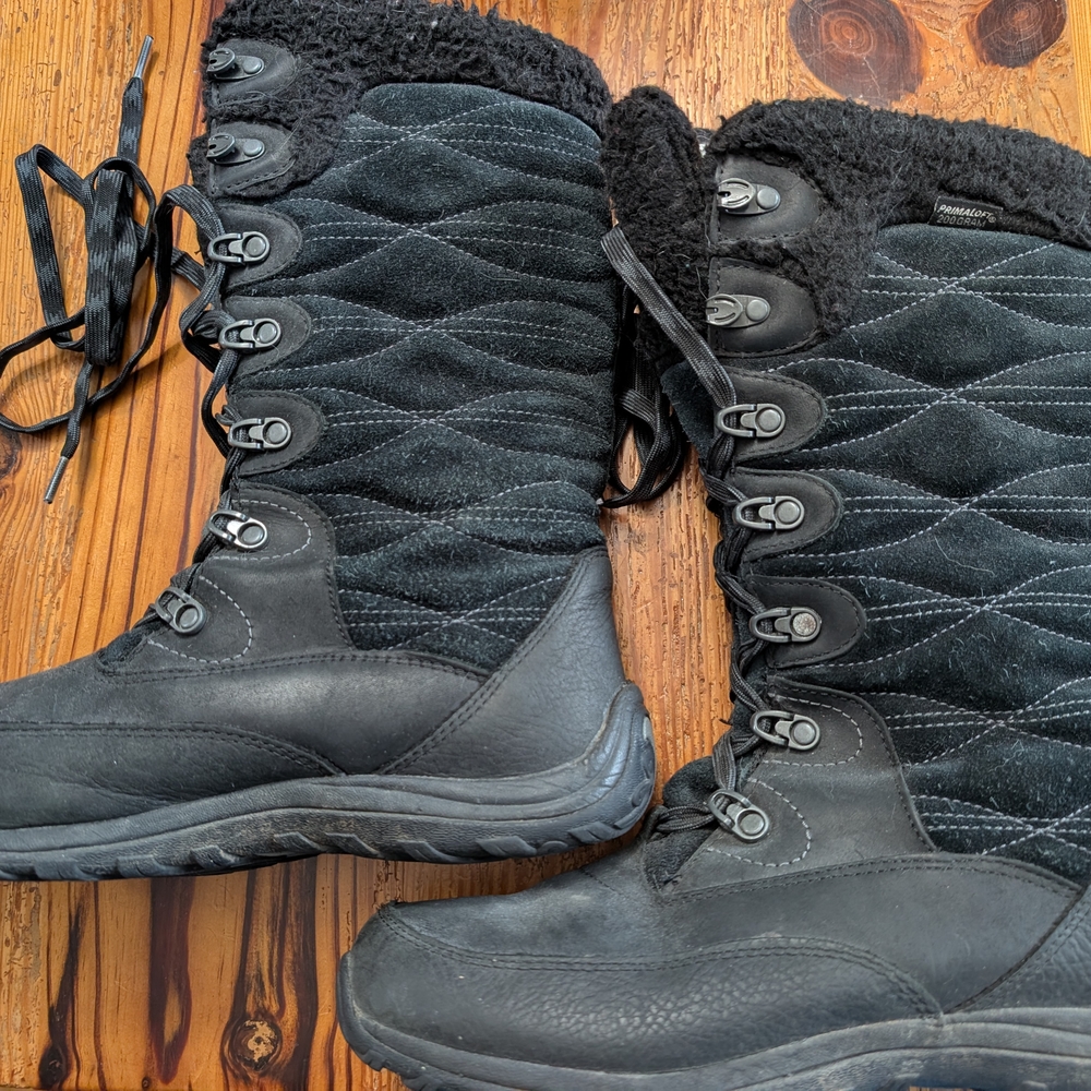 Timberland Women's Black Quilted Winter Boots